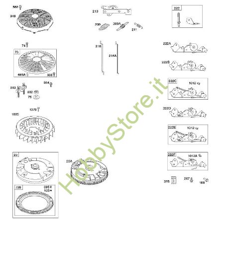 I - Regolatore volano B&S - 40 €¦ 407777-0117-E1 brand Stihl